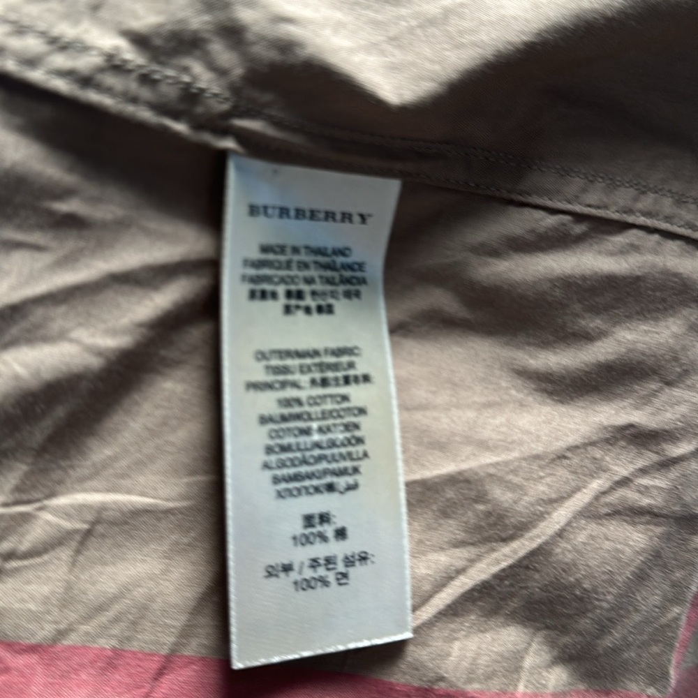 Burberry Brit Check Print Button Up - image 6